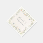 Baby in Bloom Floral Baby shower servet (Hoek)