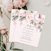 Baby in Bloom Floral Budget Baby shower Uitnodigin