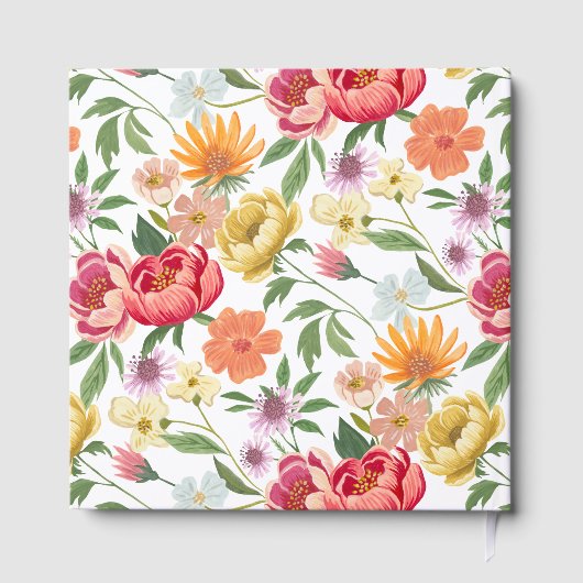 Baby in Bloom Floral Garden Greenhouse Baby shower Gastenboek (Achterkant)