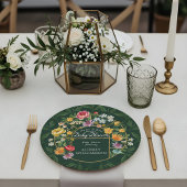 Baby in Bloom Floral Garden Greenhouse Baby shower Papieren Bordje