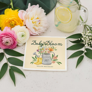 Baby in Bloom Floral Garden Regenlaarzen Baby show Servet