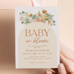 Baby in Bloom Floral Girl Baby shower Invitation Kaart<br><div class="desc">vieren jullie baby aankomst met deze Boho Floral Baby Brunch uitnodiging! Het ontwerp is perfect voor elk baby shower en wordt geleverd met passende labels om het gelukkige nieuws te delen. Wilde bloemen Floral Baby Brunch</div>