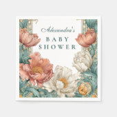 Baby in Bloom Floral Shower Servet (Voorkant)