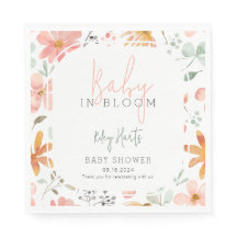 Baby in Bloom Floral Spring Baby shower