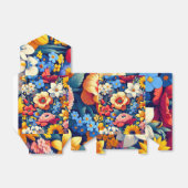 Baby in Bloom Floral Vine Leaf Baby shower Bedankdoosjes (Uitgevouwen)