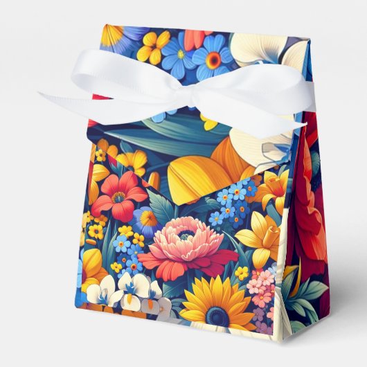 Baby in Bloom Floral Vine Leaf Baby shower Bedankdoosjes (Voorkant Zijde)