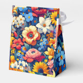 Baby in Bloom Floral Vine Leaf Baby shower Bedankdoosjes (Achterkant)