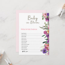Baby in Bloom Floral wil Baby shower
