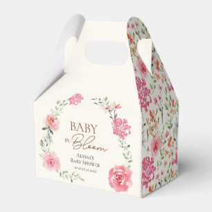 Baby In Bloom Flower Theme Boho Baby shower Bedankdoosjes