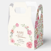 Baby In Bloom Flower Theme Boho Baby shower Bedankdoosjes (Geopend)