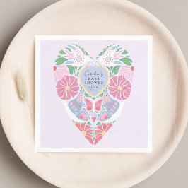 Baby in bloom garden baby shower Paper Napkins Servet