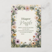 Baby in Bloom Garden Diapper Raffle Informatiekaartje (Voorkant)
