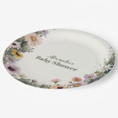 Baby in Bloom Garden Papieren Bordje (Gekanteld)