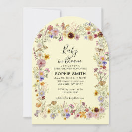 Baby in Bloom Garden Party Vlinders Baby shower Kaart
