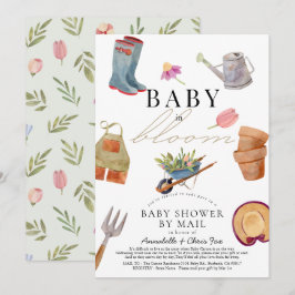 Baby in Bloom Gardening Tools Baby shower door Mai Kaart