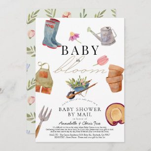 Baby in Bloom Gardening Tools Baby shower door Mai Kaart