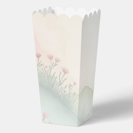 Baby in Bloom Gerber Daisies Baby shower Bedankdoosjes (Achterkant)