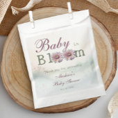Baby in Bloom Gerber Daisies Baby shower Bedankzakje