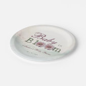 Baby in Bloom Gerber Daisies Baby shower Papieren Bordje (Gekanteld)