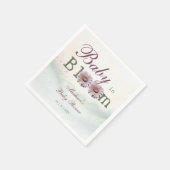 Baby in Bloom Gerber Daisies Baby shower Servet (Hoek)