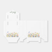 Baby in Bloom Green Wildflower Baby shower Bedankdoosjes (Uitgevouwen)