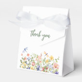 Baby in Bloom Green Wildflower Baby shower Bedankdoosjes (Voorkant Zijde)