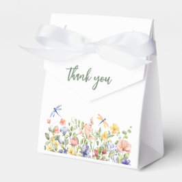 Baby in Bloom Green Wildflower Baby shower Bedankdoosjes