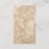 Baby in bloom Greenery & Gold Baby shower diaper Informatiekaartje (Achterkant)