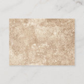 Baby in bloom Greenery & Gold Baby shower diaper Informatiekaartje (Achterkant)