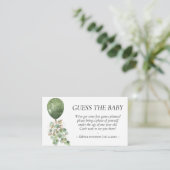 Baby in Bloom | GreenGenery Guess Fotospel Aanvraa Informatiekaartje (Staand voorkant)