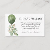 Baby in Bloom | GreenGenery Guess Fotospel Aanvraa Informatiekaartje (Voorkant)