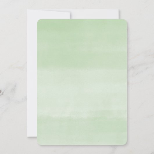 Baby in Bloom heldere zomerbloem Kaart (Achterkant)