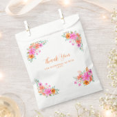 Baby in Bloom heldere zomerse bloemendouche Bedankzakje (Geknipt)