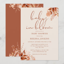 Baby In Bloom Herfst Baby Shower Kaart