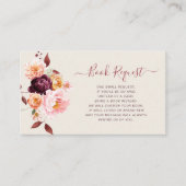 baby in bloom herfst bloemenboek aanvraagkaart informatiekaartje (Voorkant)