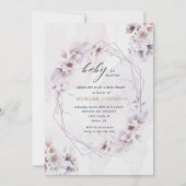 baby in bloom herfst floral baby shower nodig (Voorkant)