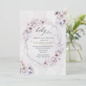 baby in bloom herfst floral baby shower nodig (Staand voorkant)