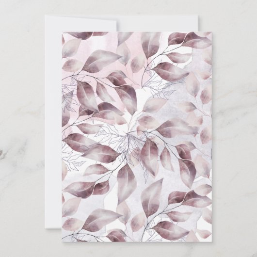 baby in bloom herfst floral baby shower nodig (Achterkant)