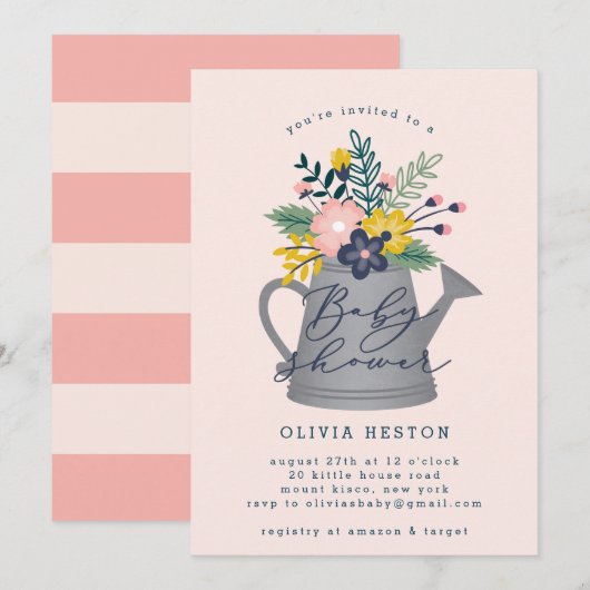 Baby in Bloom Kaart (Voorkant / Achterkant)