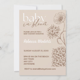 Baby in Bloom Kaart