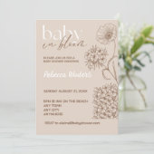 Baby in Bloom Kaart (Staand voorkant)