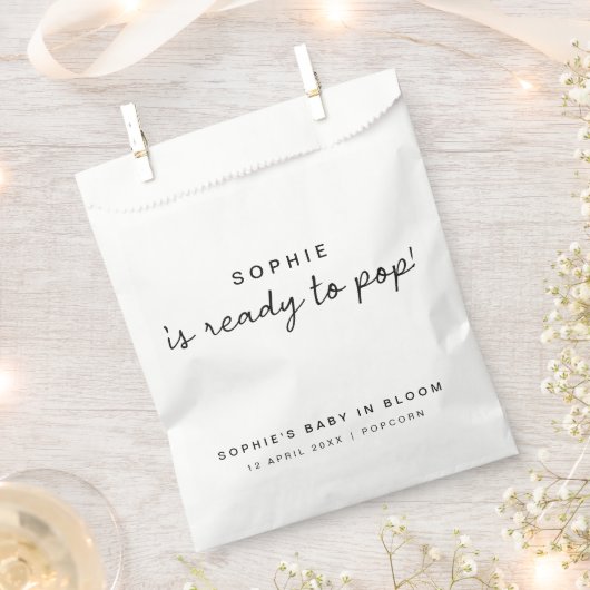 Baby in Bloom | Klaar voor Pop van Baby shower Pop Bedankzakje (Geknipt)