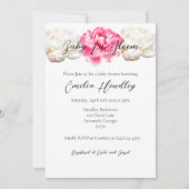 Baby In Bloom - Klassieke Pioen Kaart (Voorkant)