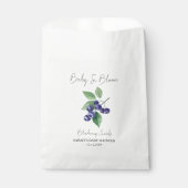 Baby in Bloom l Blueberry Seeds Baby shower Bedankzakje (Voorkant)