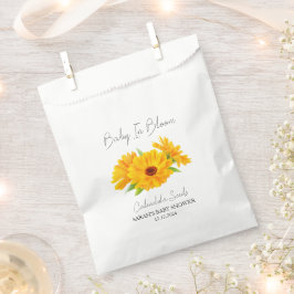 Baby in Bloom L Calendula Seeds Baby shower Bedankzakje