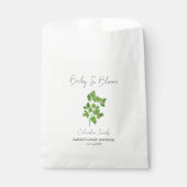 Baby in Bloom l Cilantro Seeds Baby shower Bedankzakje (Voorkant)