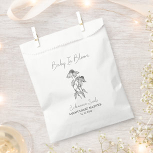 Baby in Bloom l Echinacea Seeds Baby shower Bedankzakje