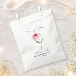 Baby in Bloom l Echinacea Seeds Baby shower Bedankzakje
