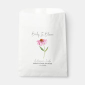 Baby in Bloom l Echinacea Seeds Baby shower Bedankzakje (Voorkant)