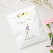 Baby in Bloom l Foxglove Seeds Baby shower Bedankzakje (Gezegeld)